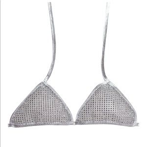 Crystal triangle top shopbglittz